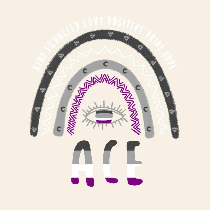 Boho Regenbogen Ace Pride