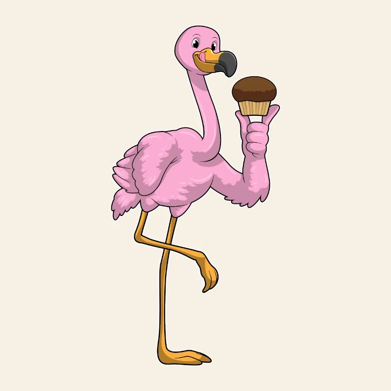 Flamingo Muffin