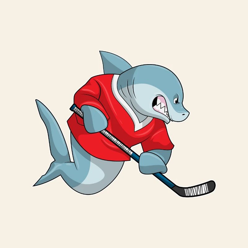 Croquant de hockey sur glace Shark