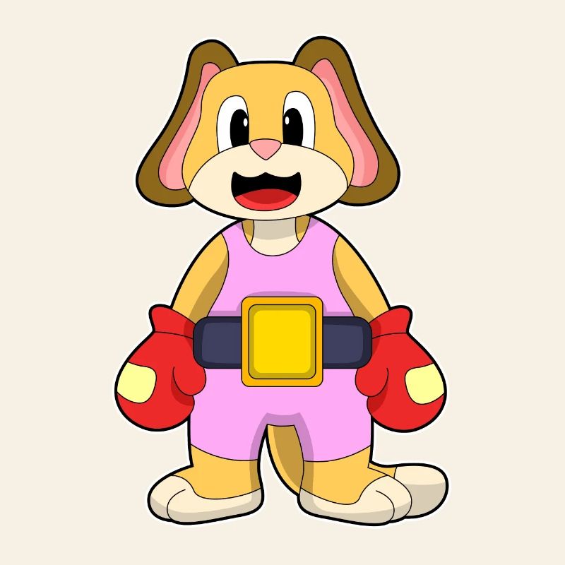 Boxer Dog Gants de boxe Boxe Boxe