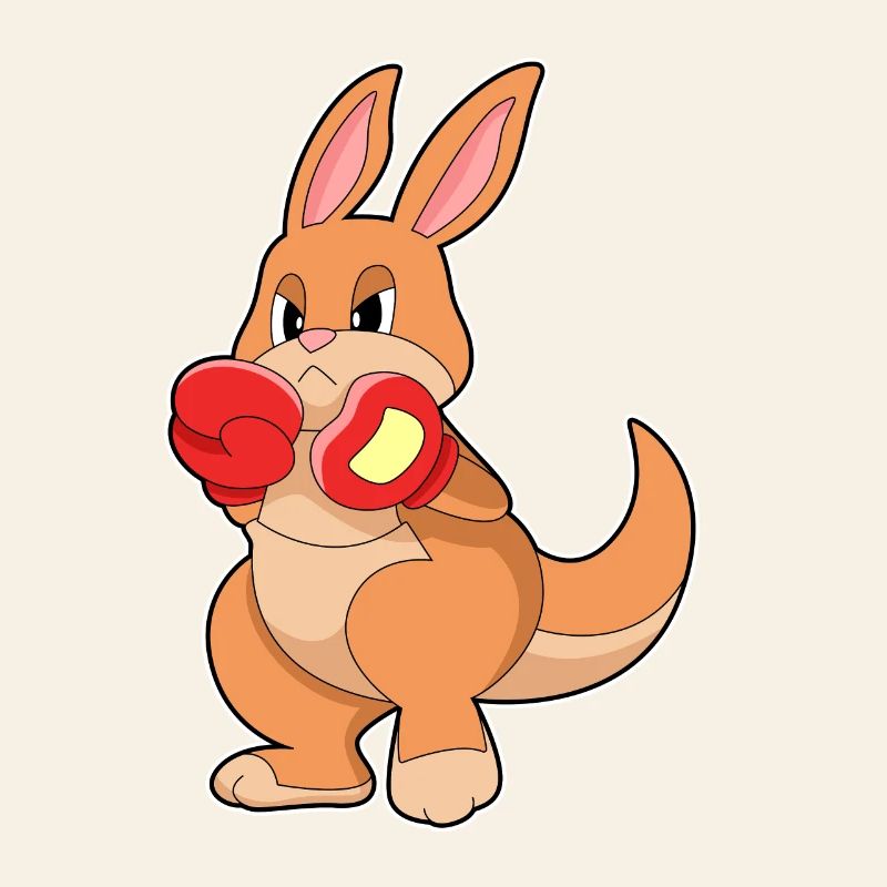 Kangaroo Boxer Boxer Gants de boxe