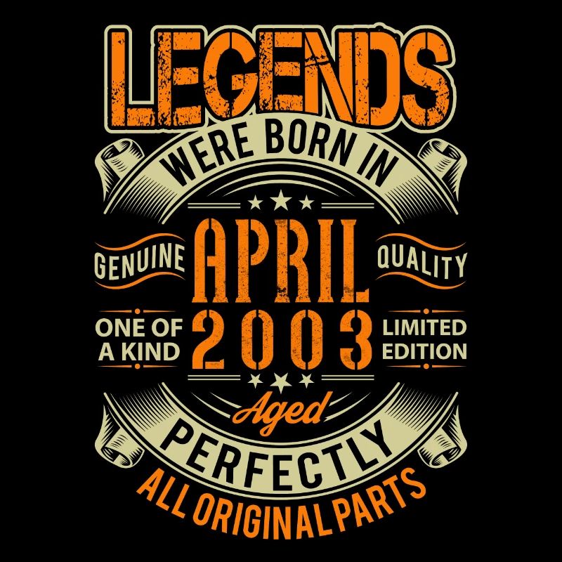 2003 April Geburtstag Legende