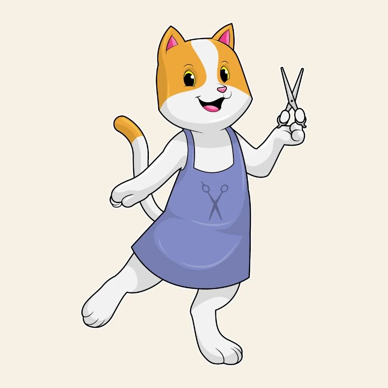 Ciseaux de coiffeur pour chat