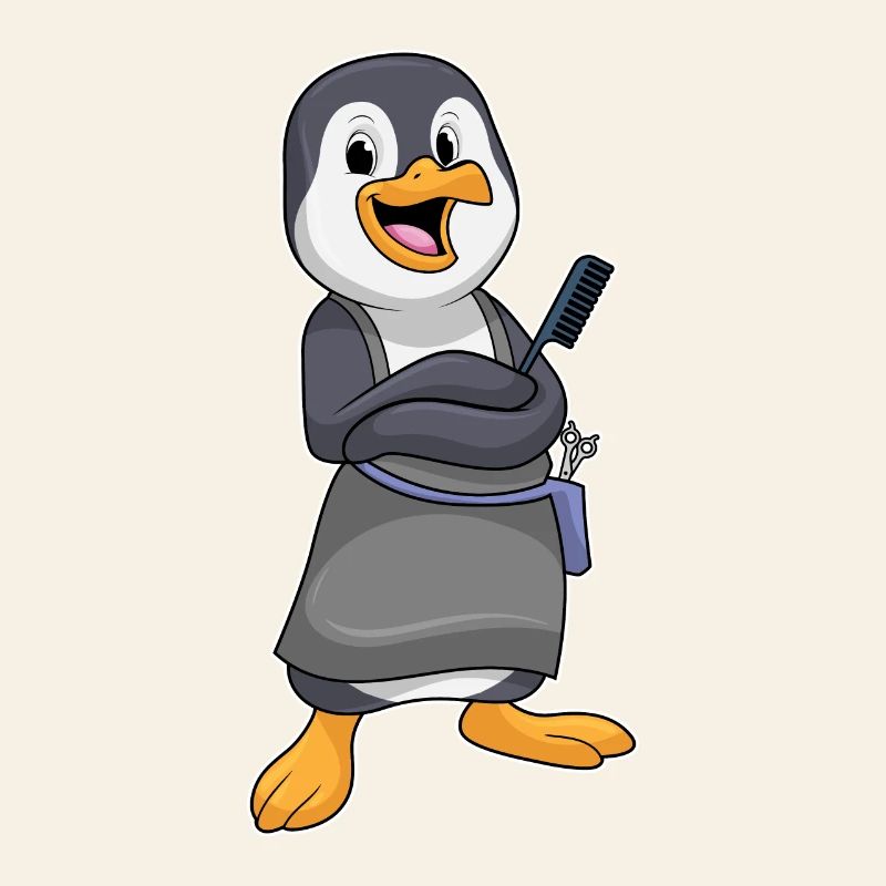 Peigne de coiffeur Pingouin
