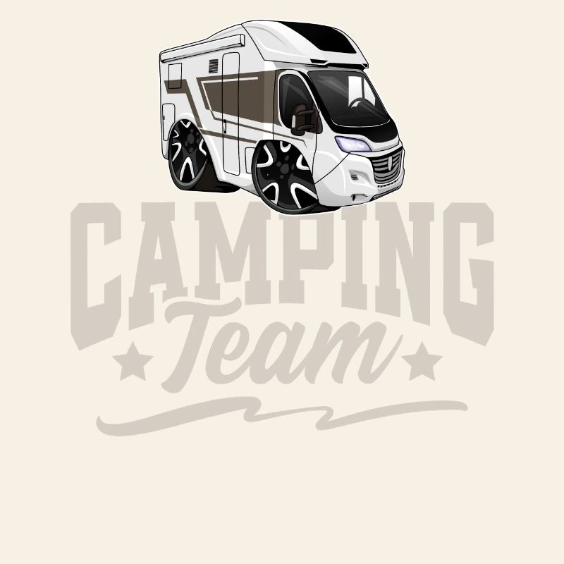 Équipe de camping Camper Campen