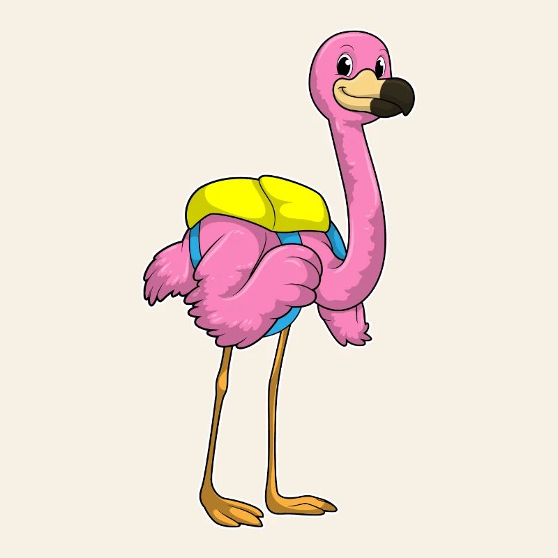 Flamingo Student Backpack School