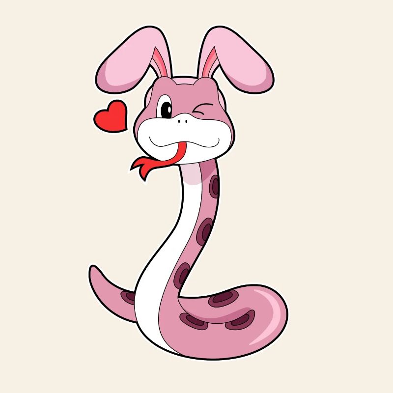 Snake Rabbit Heart