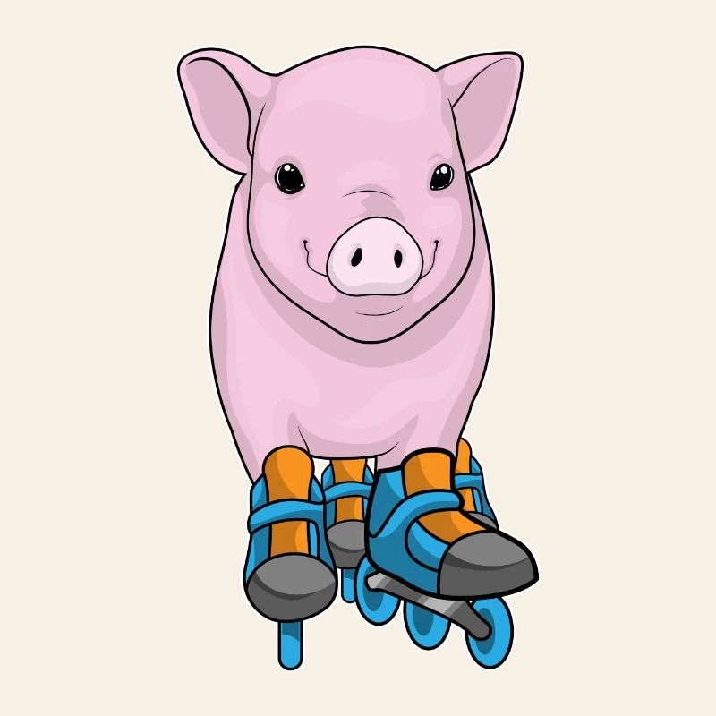Pig Inline skating Inline skates
