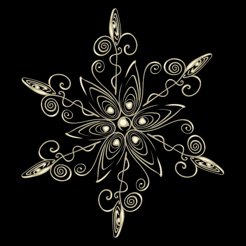 Cristal de glace Snowflake Star