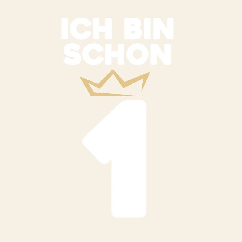 1 Geburtstag - 1 Jahre mit Krone