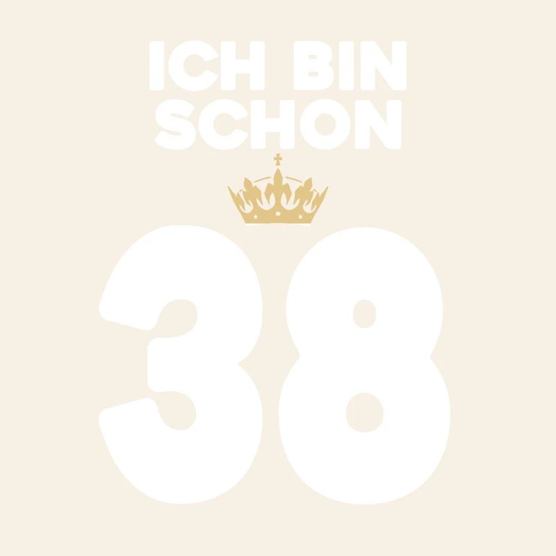 34. Geburtstag Geschenk - 34 Jahre mit Krone