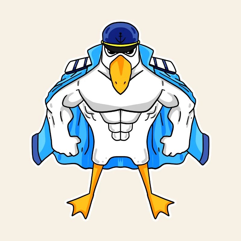 Muscular Seagull Seagull Gift