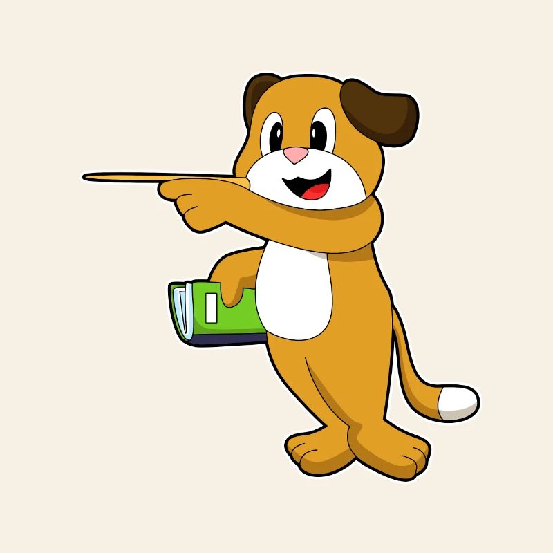 Dog Teacher Pointer Stick School
