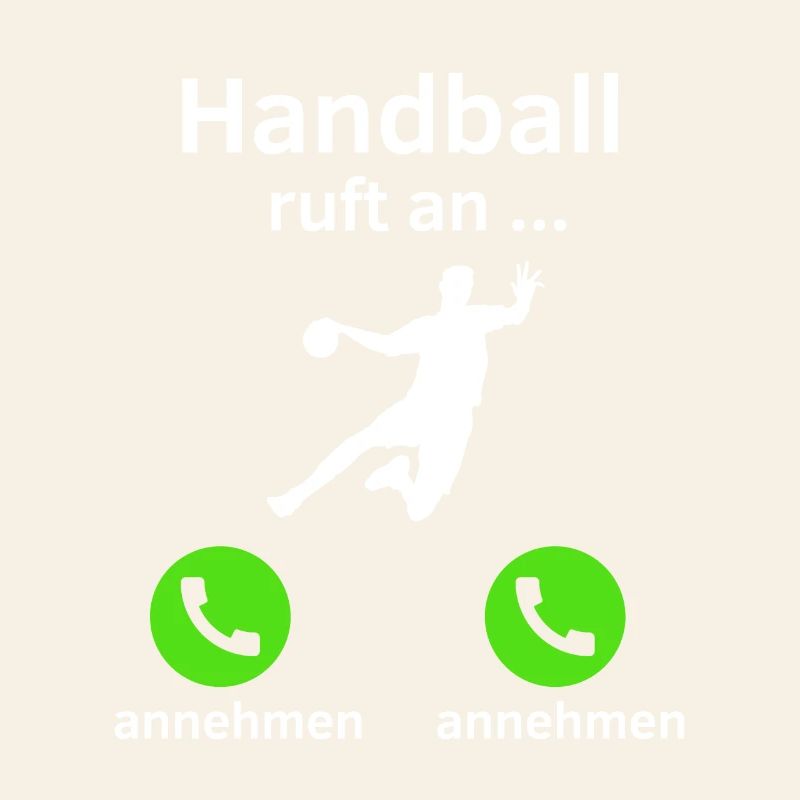 Handball ruft an - annehmen oder annehmen?