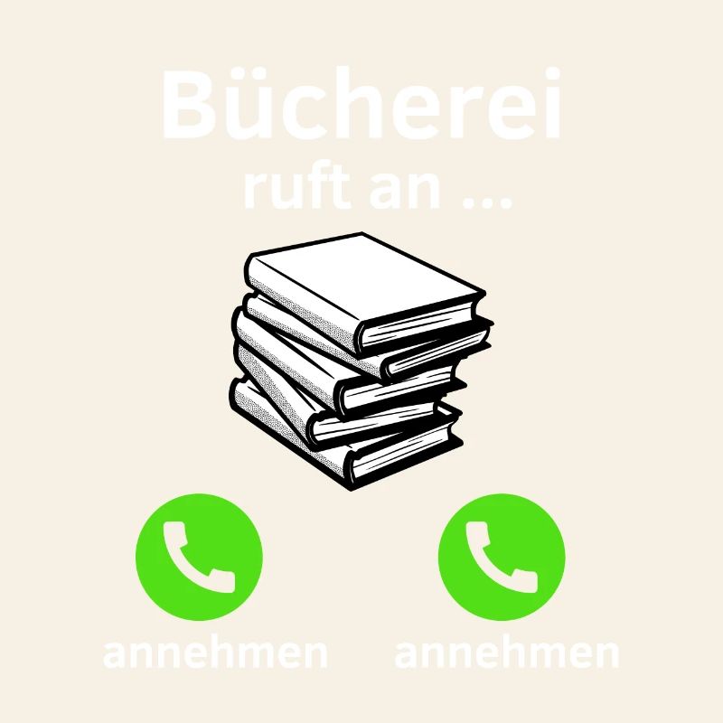 Bücherei ruft an - annehmen oder annehmen?