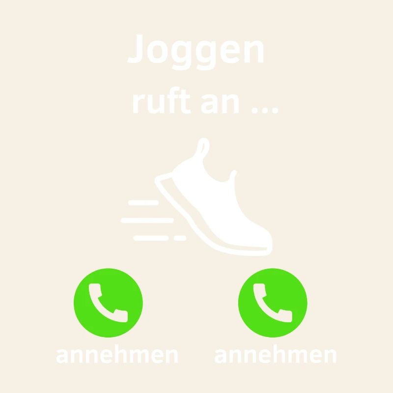 Joggen ruft an - annehmen oder annehmen?