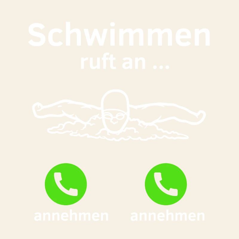 Schwimmen ruft an - annehmen oder annehmen?