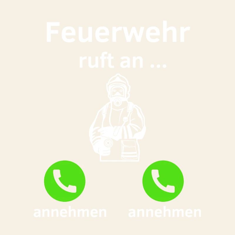 Feuerwehr ruft an - annehmen oder annehmen?