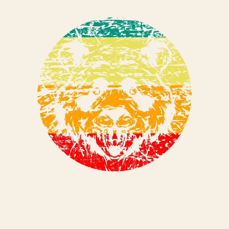 Panda Head retro
