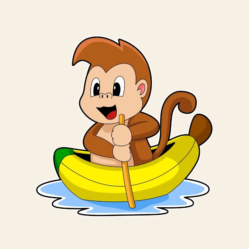 Monkey Small Boat