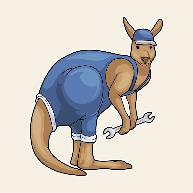 Kangaroo Mechanic Wrench Workshop