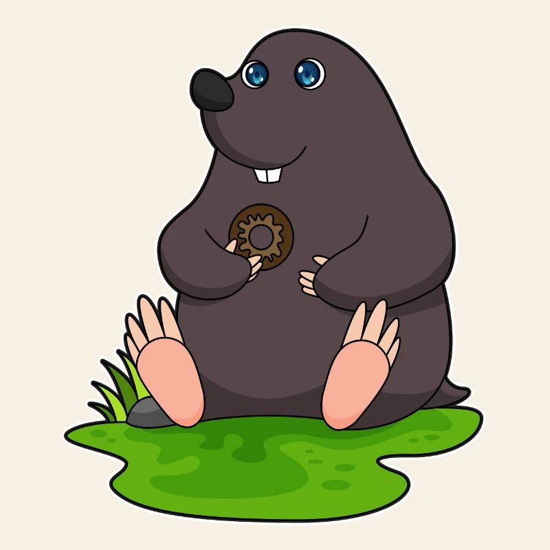 Maulwurf Donut