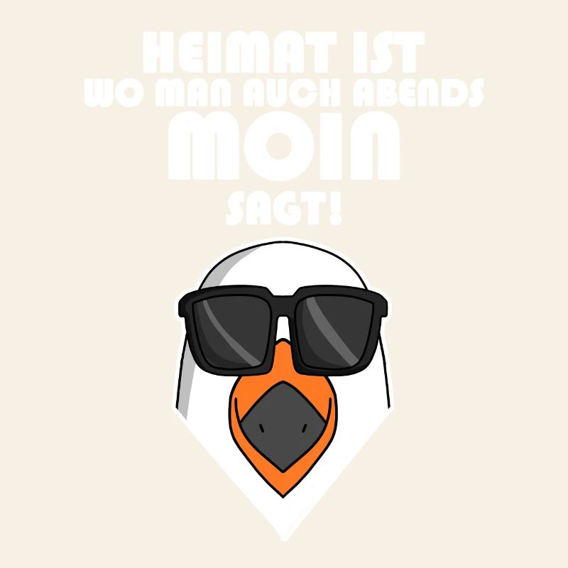 Plattdeutsch Spruch Moin Möwe Nordsee