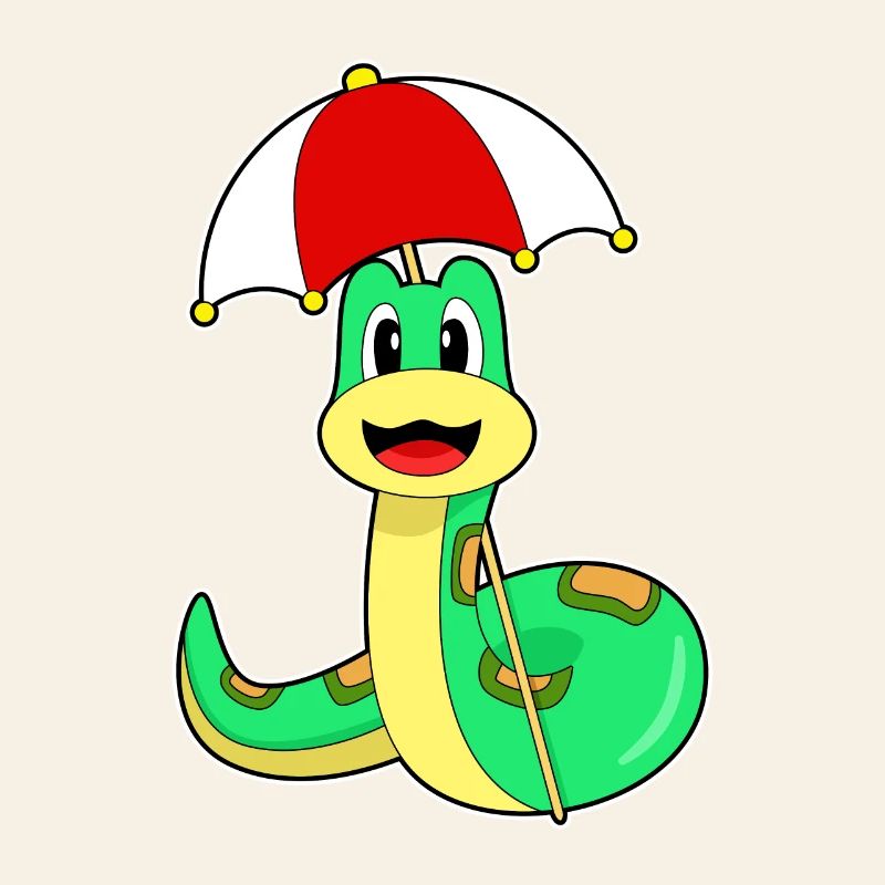 Parapluie serpent