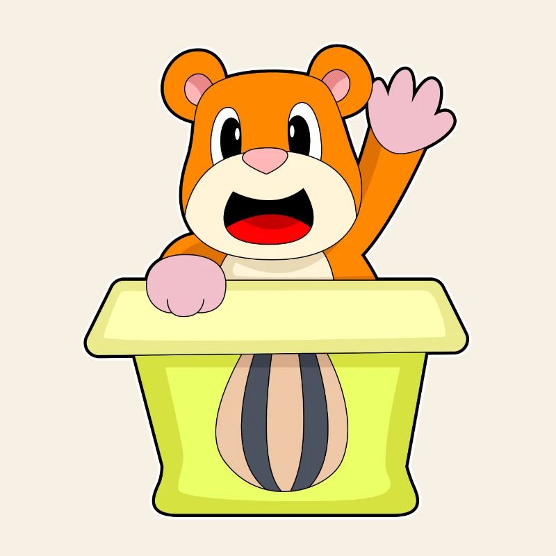 Boîte de graines de hamster