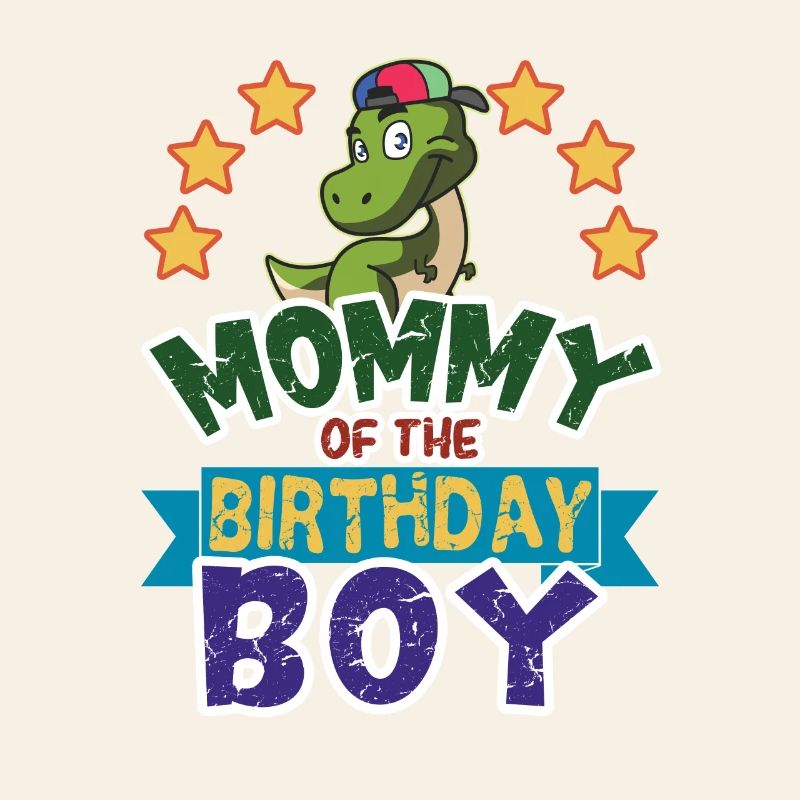 Mama des Geburtstagskindes Dinosaurier Dino T-Rex