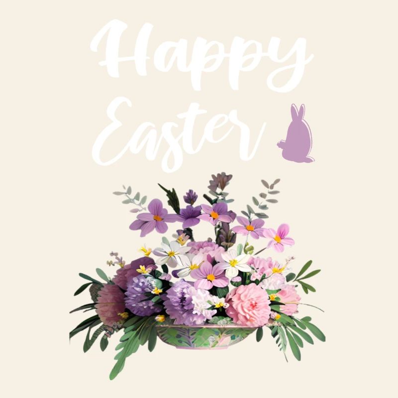 Joyeuses Pâques Florales