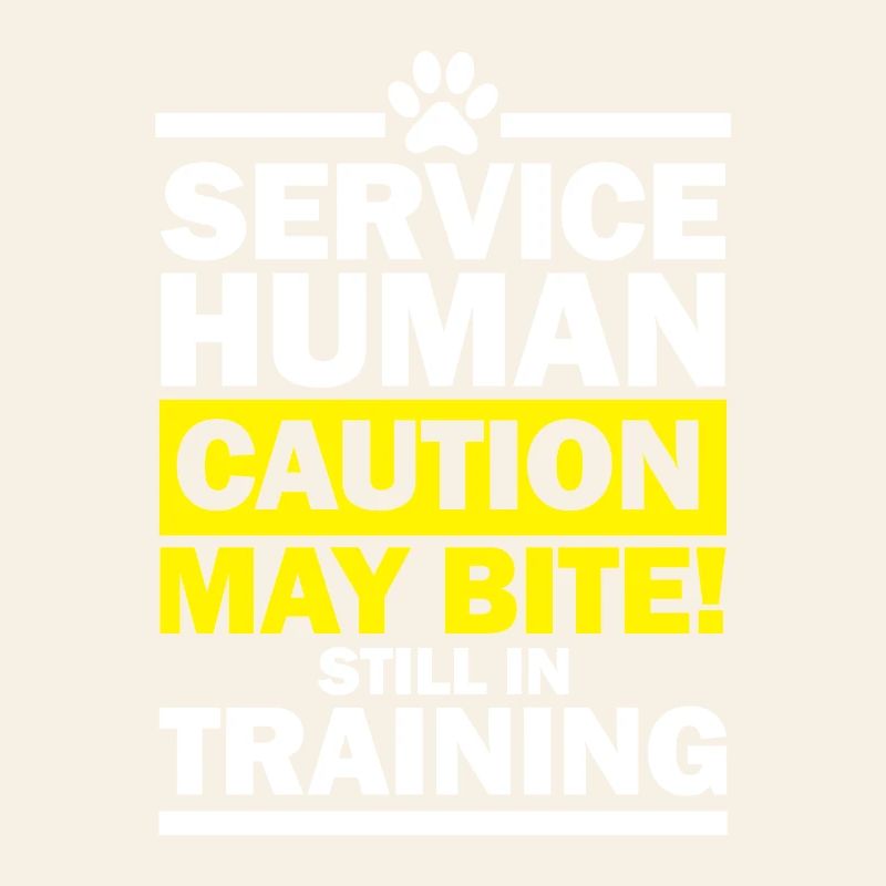 Service Human Caution May Bite Still in Training