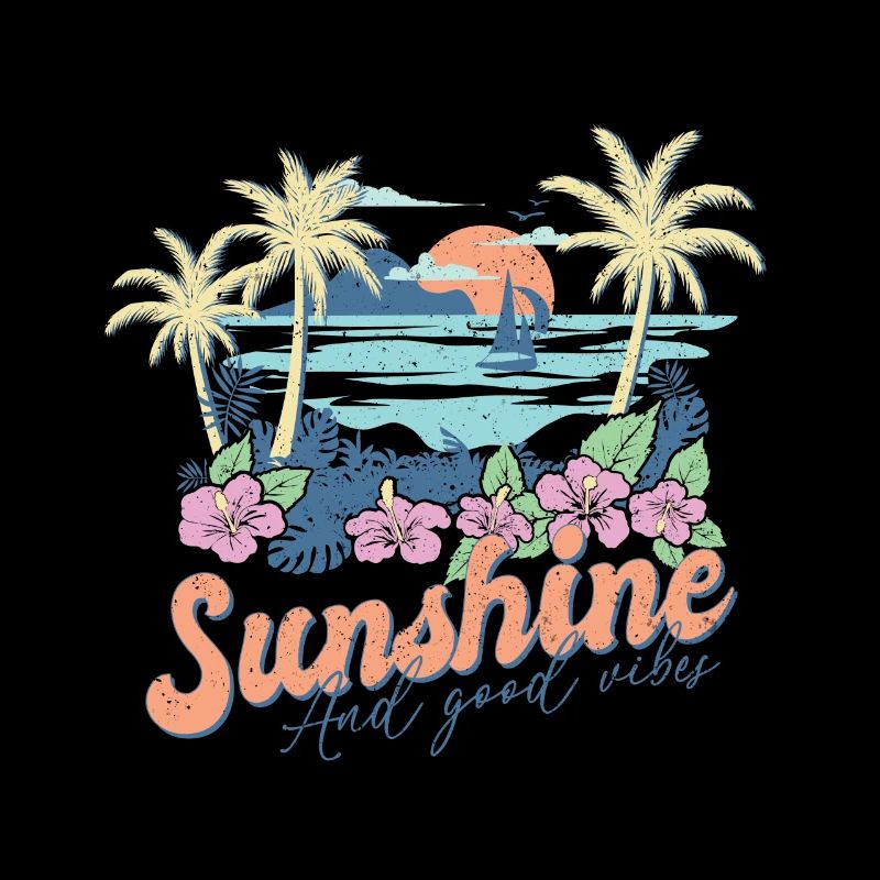 Sunshine And Great Vibes Summer
