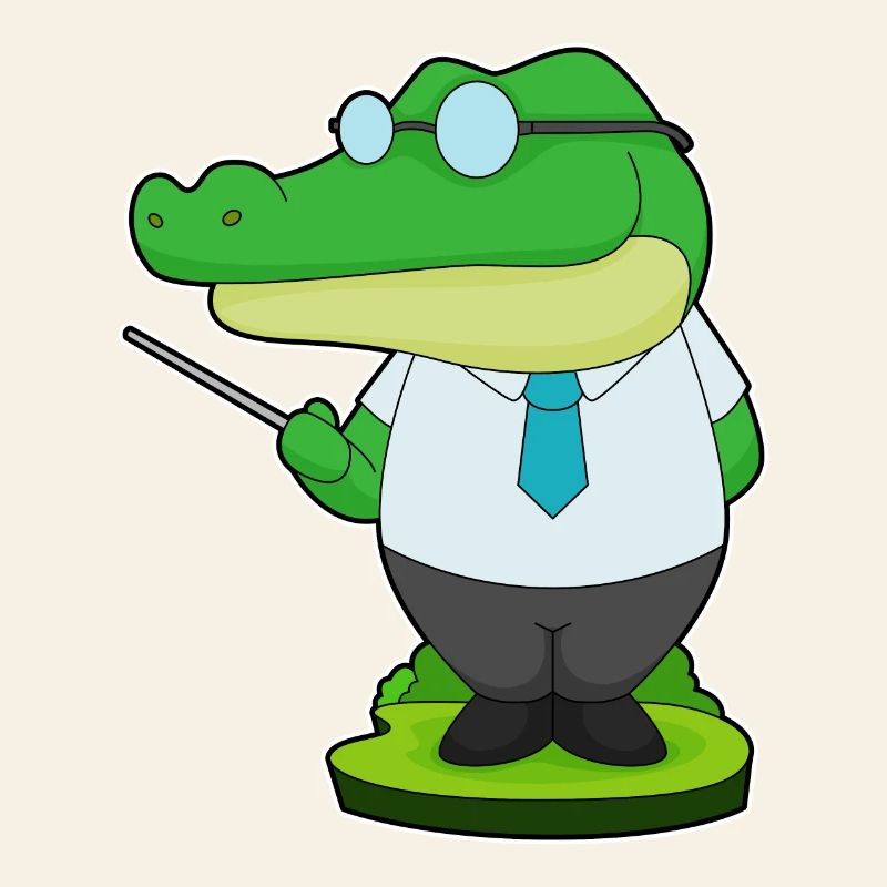 Pointeur de l’enseignant Crocodile