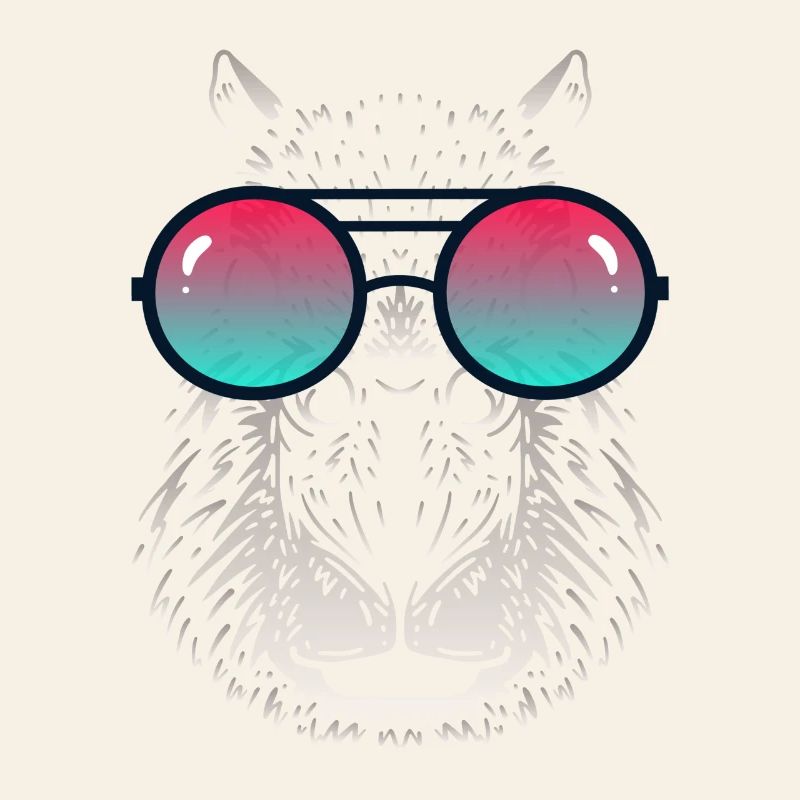 Cooles Capybara mit Sonnenbrille