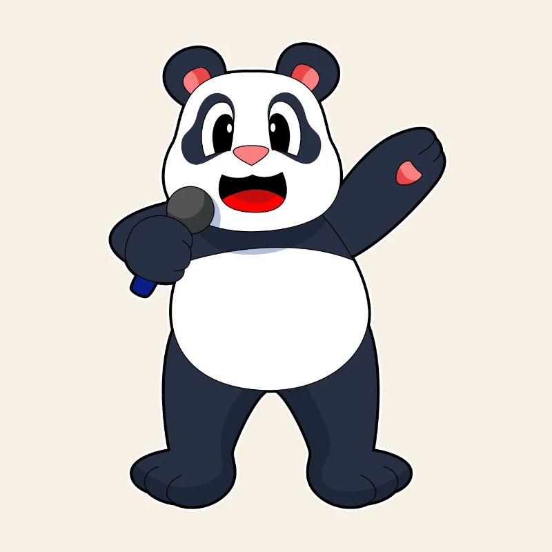 Panda Singer Microphone