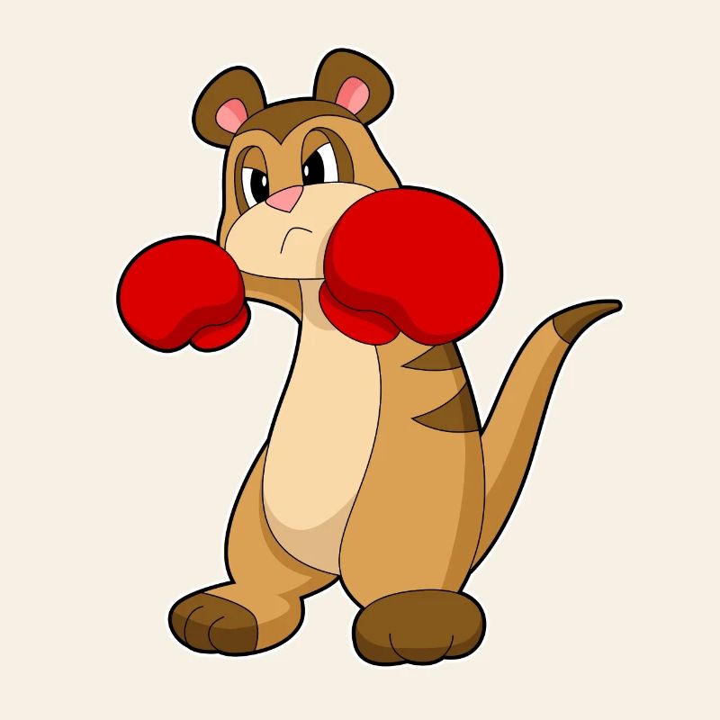 Erdmännchen Boxer Boxhandschuhe Boxen