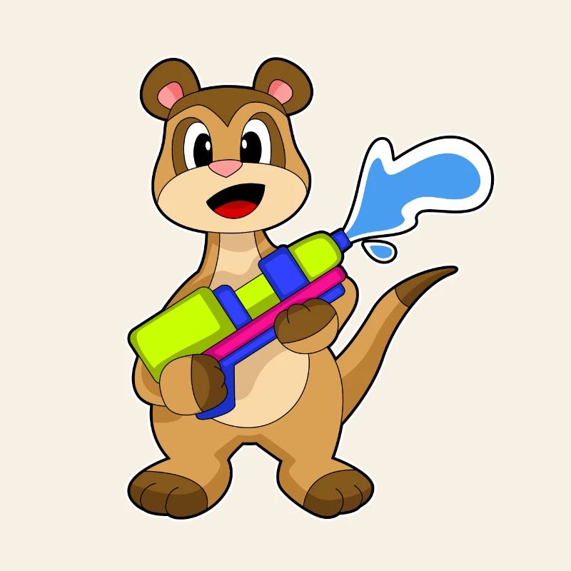 Pistolet à eau suricate