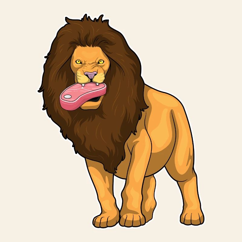 Löwe Fleisch
