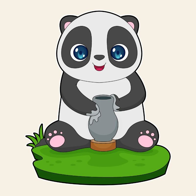 Panda Craftsman Jug