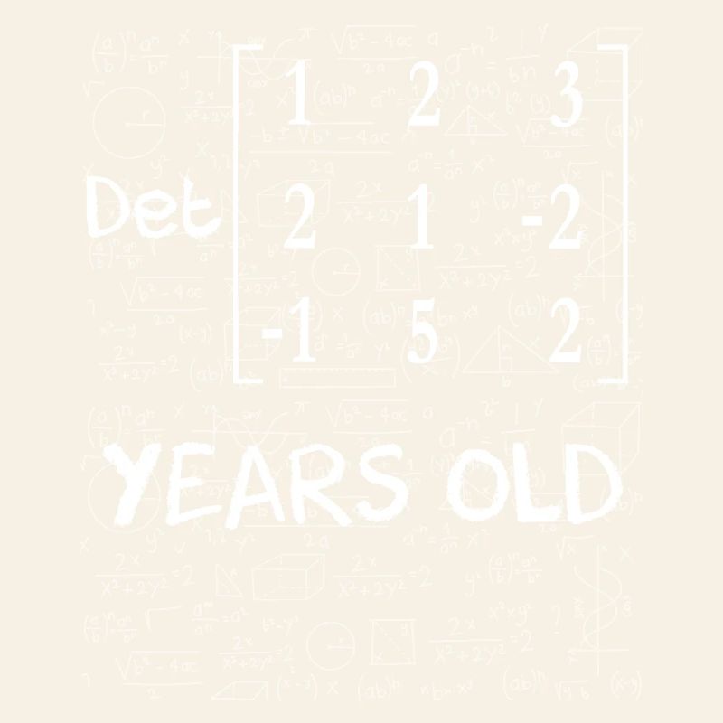 41e anniversaire 41 ans déterminant de matrice