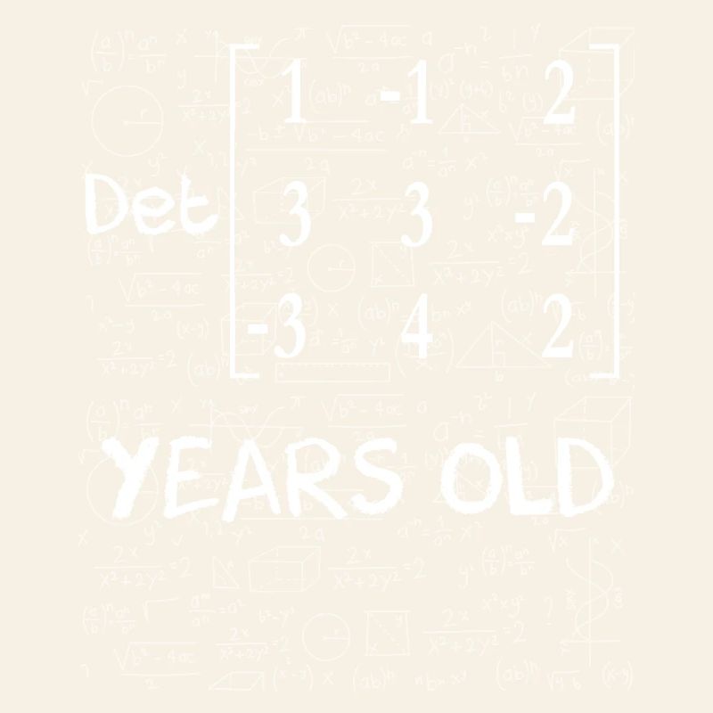 56th birthday 56 years matrix determinant