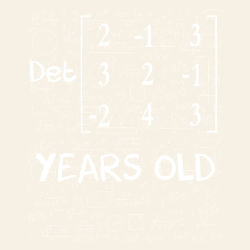 75th anniversary 75 years matrix determinant
