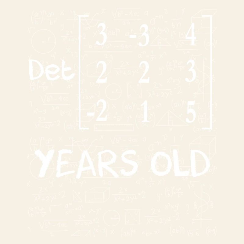 93e anniversaire 93 ans déterminant de matrice