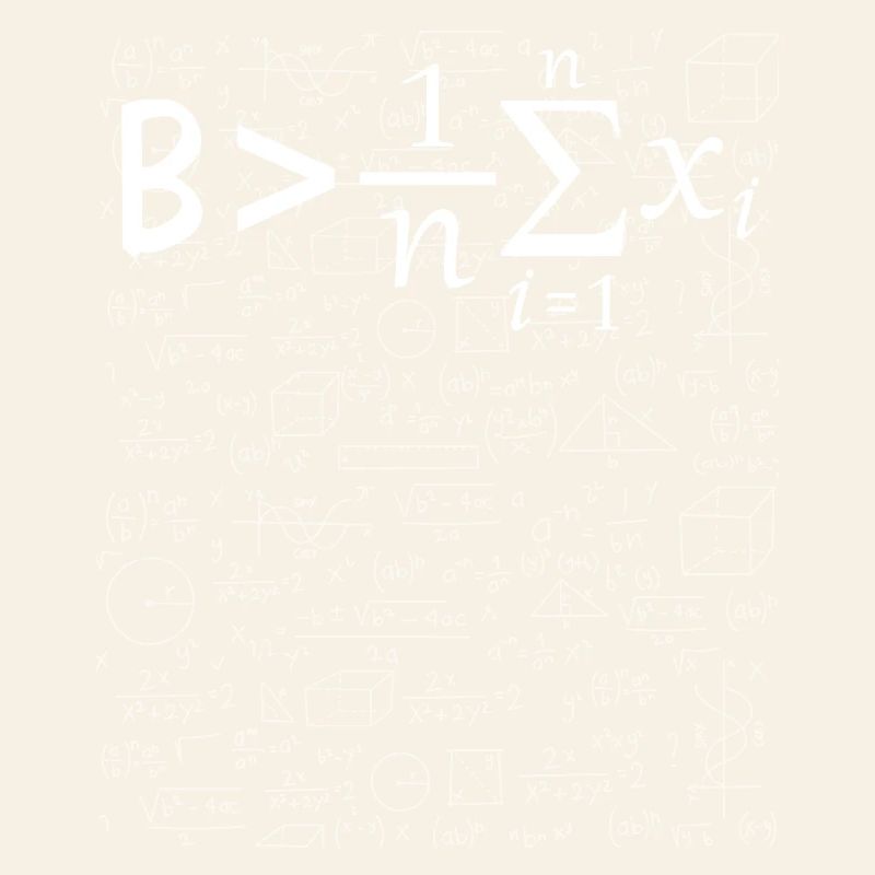 Math inspiration Be Greater Than Average