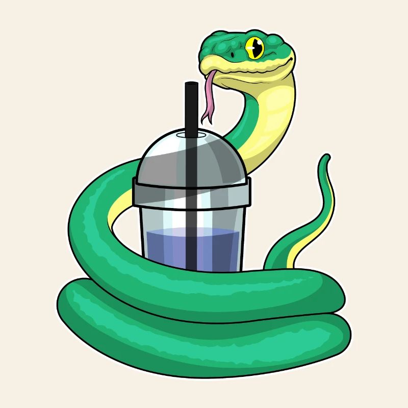 Thé à bulles de serpent