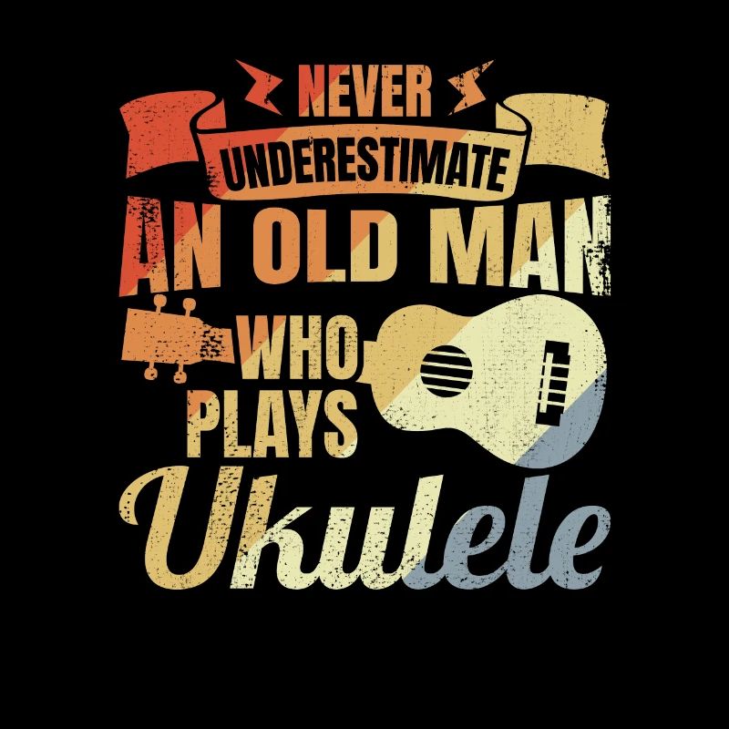 Grand-père ukulélé