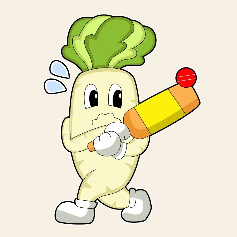 Radieschen Cricket Cricketschläger