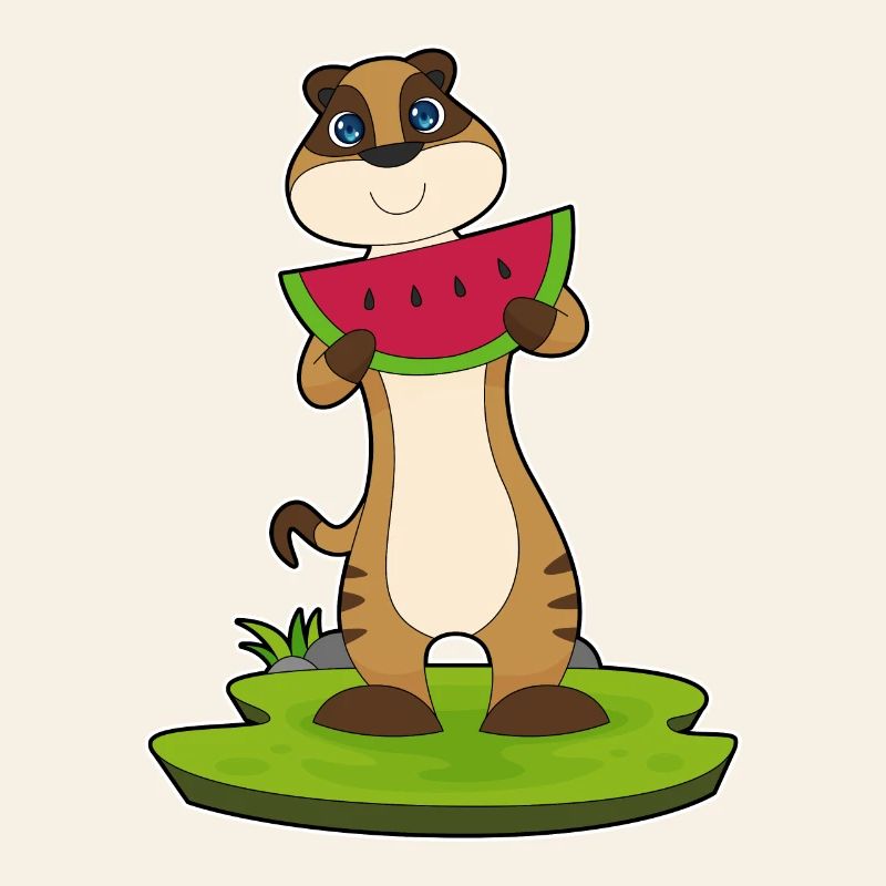 Suricate Pastèque