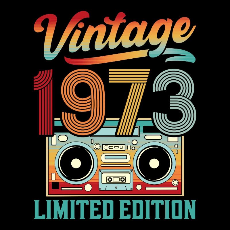 Design vintage des années 70 avec système de son rétro